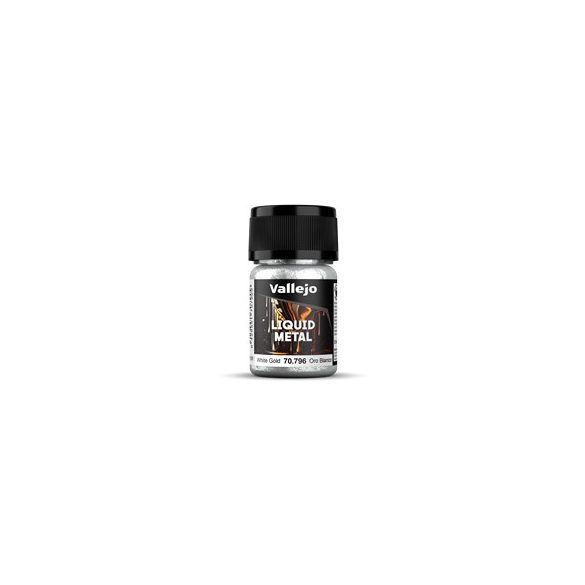 Vallejo - Liquid Gold / Alcohol-based metallics - White Gold 35 ml-70796
