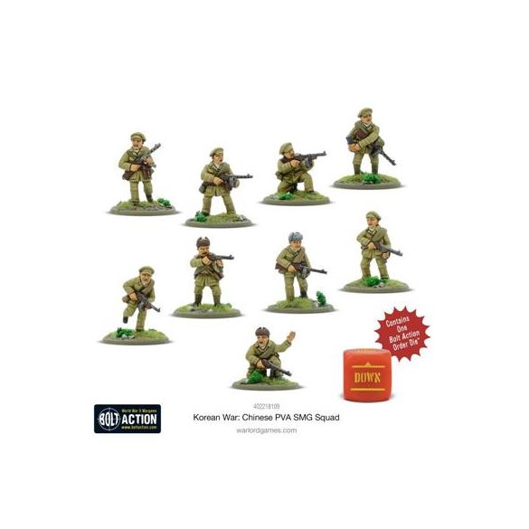 Bolt Action - Korean War: Chinese PVA SMG Squad - EN-402218109