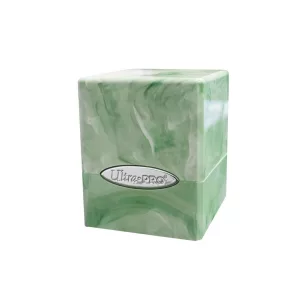 UP - Marble Satin Cube - Lime Green / White-16352