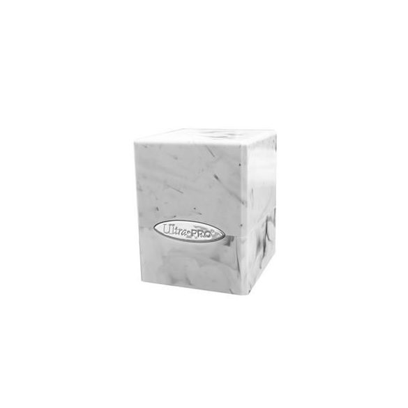 UP - Marble Satin Cube - White / Black-16353