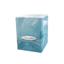 UP - Marble Satin Cube - Light Blue / White-16354