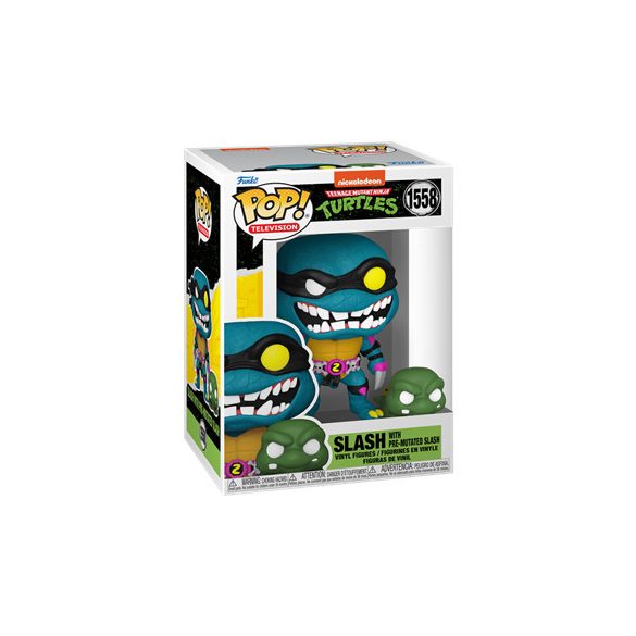 Funko POP! POP&Buddy: TMNT S4 - Slash & Pre-mutated-FK78048