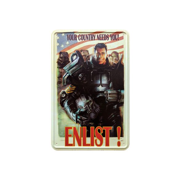 Fallout - Metal Sign "Enlist!"-1142566