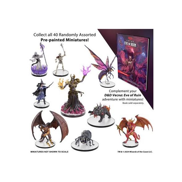 D&D Icons of the Realms: Vecna: Eve of Ruin - 8 ct. Booster Brick (Set 32) - EN-WZK96309