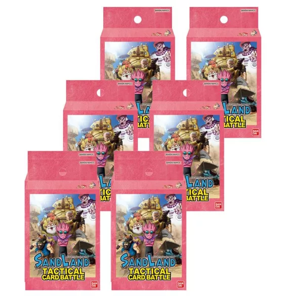 Sand Land Tactical Card Battle SL01 Deck Display (6 Decks) - angol kiadás