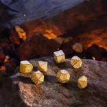 Dwarven Dice Set: Gold (7)-RDWA08
