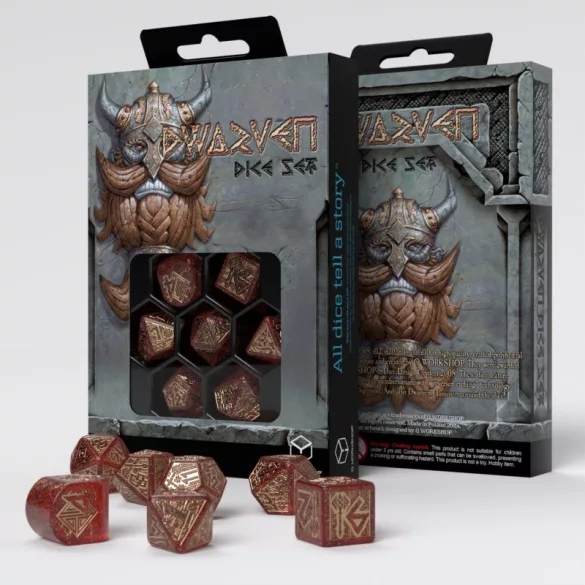 Dwarven Dice Set: Jewels (7)-RDWA09