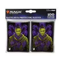 UP - Duskmourn 100ct Deck Protector Sleeves Alt Art Key Character PW for Magic: The Gathering-38584