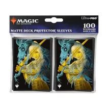 UP - Duskmourn 100ct Deck Protector Sleeves Alt Art Key Character Mythic 1 for Magic: The Gathering-38585