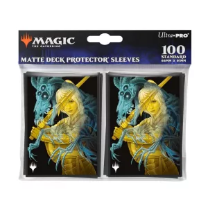 UP - Duskmourn 100ct Deck Protector Sleeves Alt Art Key Character Mythic 1 for Magic: The Gathering-38585