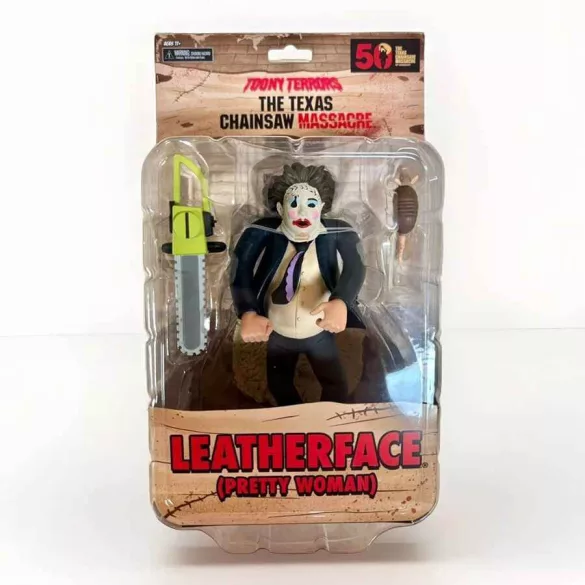 Texas Chainsaw Massacre 6" Action Figure Toony Terrors 50th Anniversary Pretty Woman Leathface-NECA41600