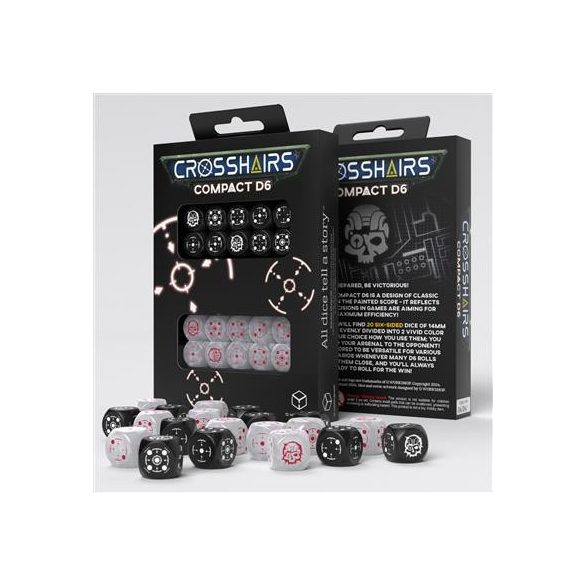 Crosshairs Compact D6: Black&Pearl-STCA05