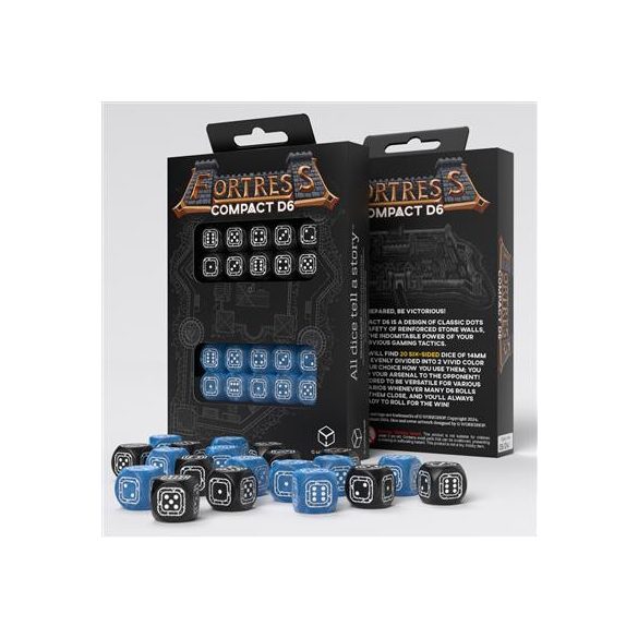 Fortress Compact D6: Black&Blue-STCB02