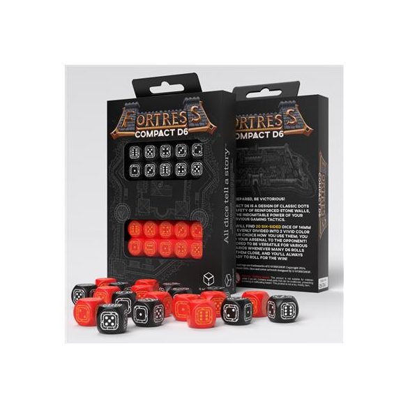 Fortress Compact D6: Black&Red-STCB04