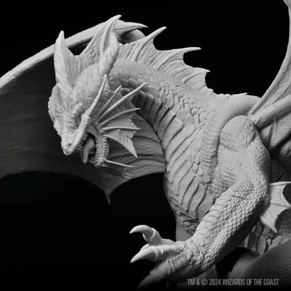 D&D Nolzur's Marvelous Miniatures: Gargantuan Bahamut-90606