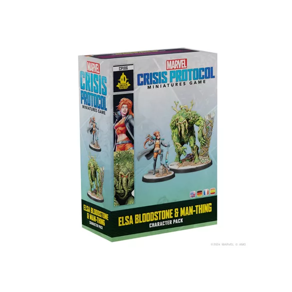 Marvel Crisis Protocol - Elsa Bloodstone & Man-Thing - EN/SP/DE/FR-CP186
