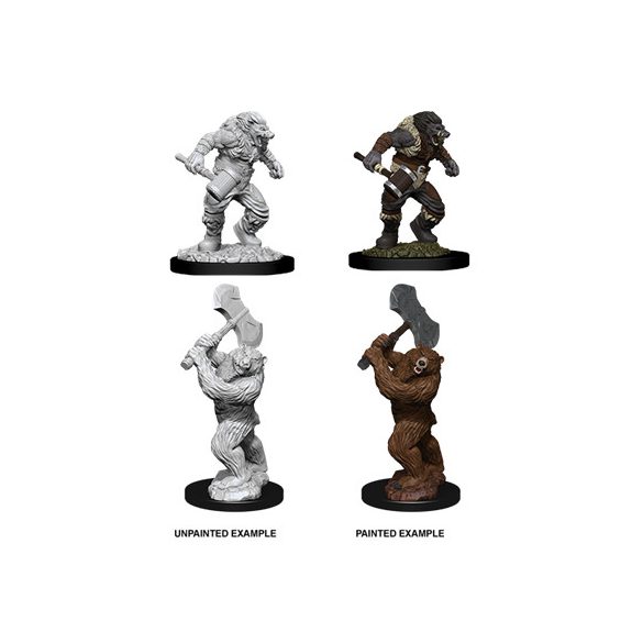 D&D Nolzur’s Marvelous Miniatures: Wereboar & Werebear - EN-WZK73715