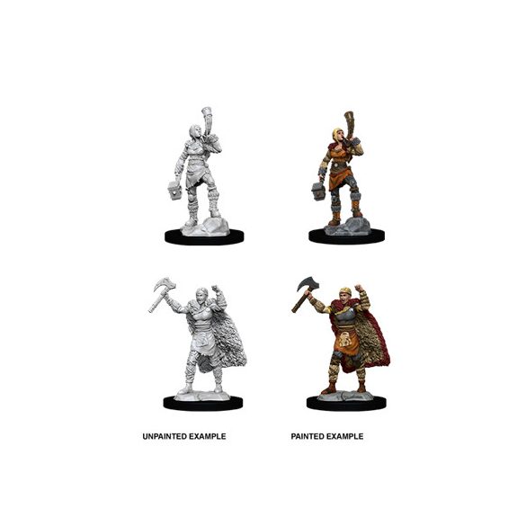 D&D Nolzur's Marvelous Miniatures: Female Human Barbarian - EN-WZK90056
