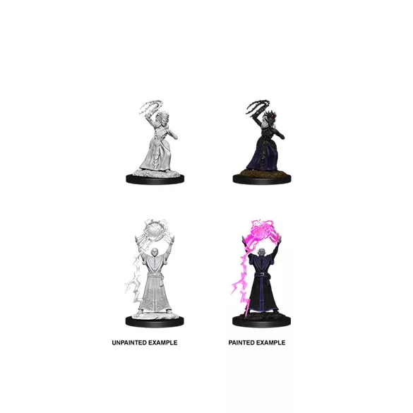 D&D Nolzur's Marvelous Miniatures: Drow Mage & Drow Priestess-90071