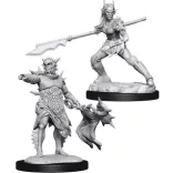 Magic the Gathering Unpainted Miniatures: Coralhelm Commander & Halimar Wavewatch (Merfolk)-90178