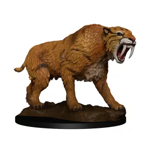 Wizkids Deep Cuts Unpainted Miniatures: Saber-Toothed Tiger-90272
