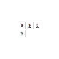 Critical Role Unpainted Miniatures: Hollow One Rogue and Sorceror Male-WZK90380