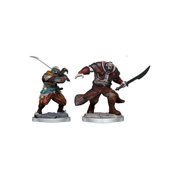 Magic: The Gathering Unpainted Miniatures - Zurgo Helmsmasher & Unyielding Krumar-WZK90397
