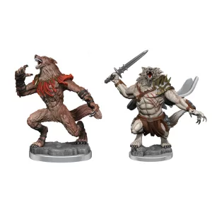 Magic: The Gathering Unpainted Miniatures - Arlinn Kord & Tovolar-WZK90398