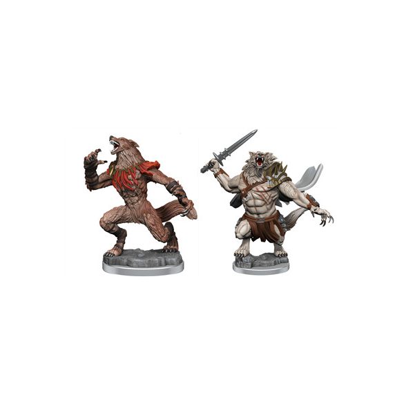 Magic: The Gathering Unpainted Miniatures - Arlinn Kord & Tovolar-WZK90398