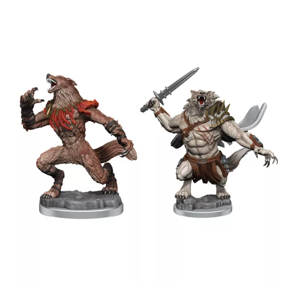 Magic: The Gathering Unpainted Miniatures - Arlinn Kord & Tovolar-WZK90398