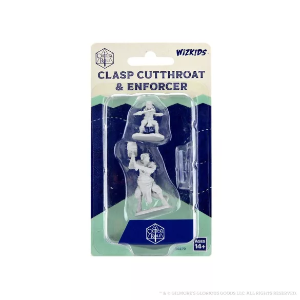 Critical Role Unpainted Miniatures: Clasp Cutthroat & Enforcer-90470