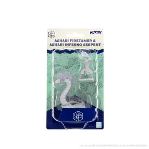 Critical Role Unpainted Miniatures: Ashari Firetamer & Inferno Serpent-90476