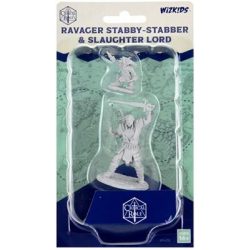 Critical Role Unpainted Miniatures: Ravager Stabby-Stabber & Slaughter Lord-WZK90479
