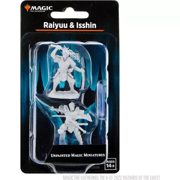Magic: The Gathering Unpainted Miniatures: Raiyuu & Isshin-90506