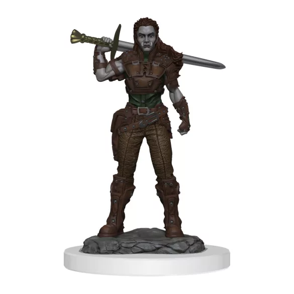 D&D Nolzur's Marvelous Miniatures: Orc Fighter Female-90405