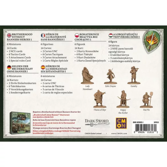 SIF: Brotherhood Without Banners Heroes 1 ML - többnyelvű hőskészlet