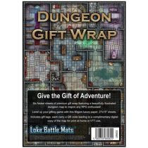 Dungeon gift wrap (pack of 6 sheets with tags) - EN-LBM-052