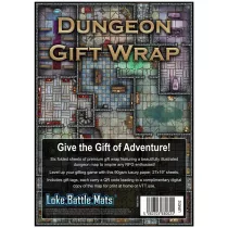 Dungeon gift wrap (pack of 6 sheets with tags) - EN-LBM-052