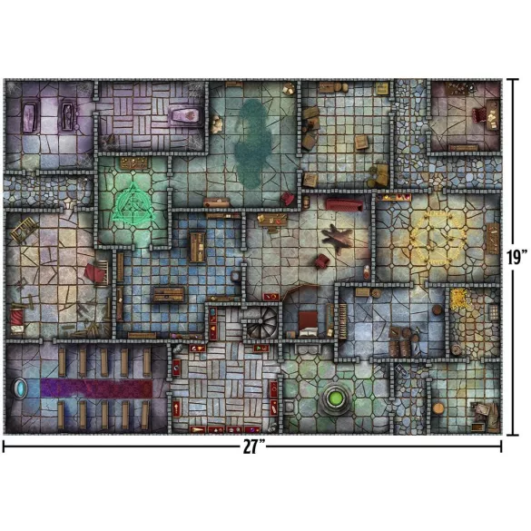 Dungeon gift wrap (pack of 6 sheets with tags) - EN-LBM-052