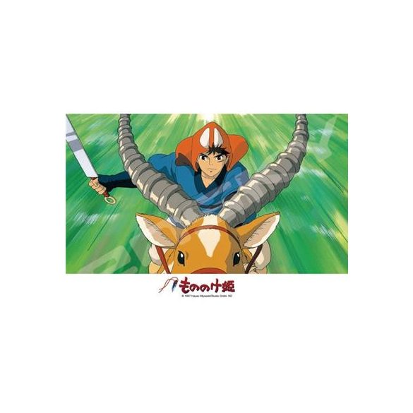 Ashitaka charges! - Princess Mononoke Puzzle 208pcs-Ensky-51996