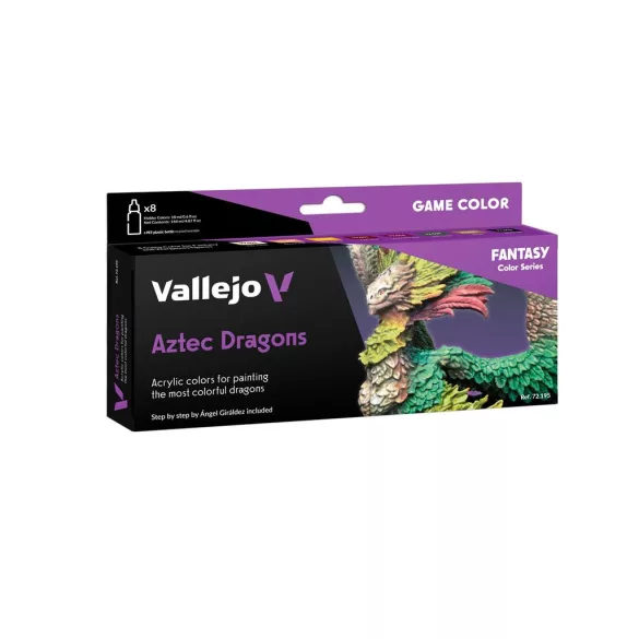 Vallejo - Game Color Aztec Dragons 8 colors set 18 ml-72195