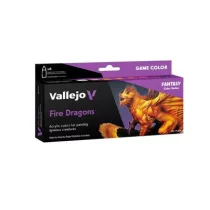 Vallejo - Game Color Fire Dragons 8 colors set 18 ml-72196