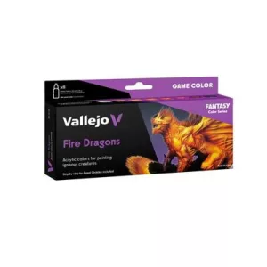 Vallejo - Game Color Fire Dragons 8 colors set 18 ml-72196