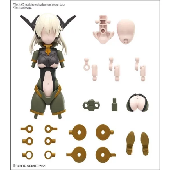 30Ms Option Parts Set 13 (Tactical Costume) [Color B]-MK67151