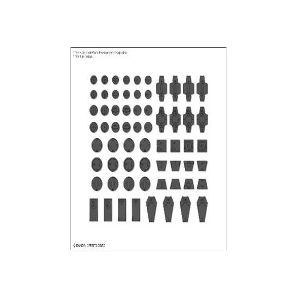 Customize Material (Decoration Parts 1 Gray)-MK67167