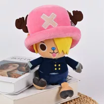 One Piece - Tony Tony Chopper x Sanji plüssfigura (20 cm)