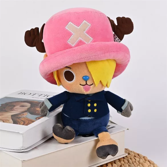 One Piece - Tony Tony Chopper x Sanji plüssfigura (20 cm)
