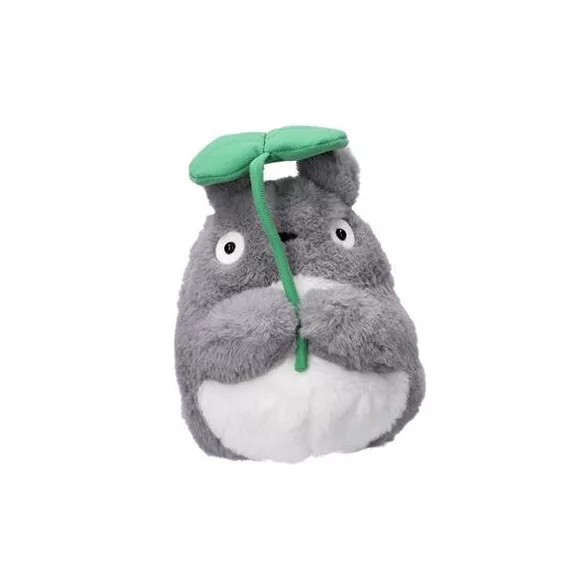 My Neighbor Totoro - Nakayoshi Plush (19 cm) - Big Totoro with Leaf-S-5285