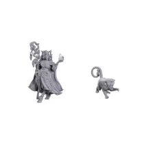 Critical Role Unpainted Miniatures: Fearne Calloway & Mister-90722