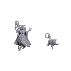 Critical Role Unpainted Miniatures: Fearne Calloway & Mister-90722